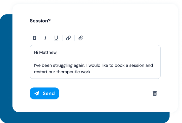 Always keep a line of secure communication open